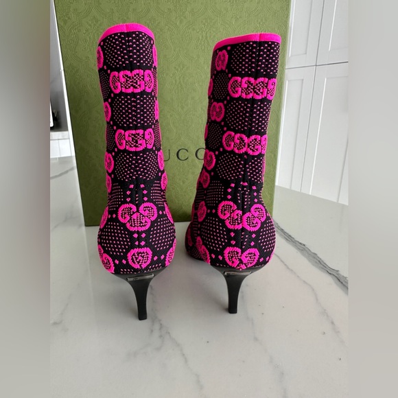 Gucci GG Jersey Tom Technical Fabric Boot - Picture 4 of 10